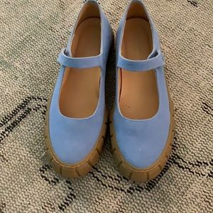 Anthropologie- Kiki Platform Mary Jane Flats